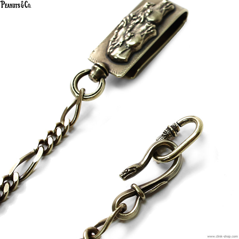 Peanuts&Co horse clip type walletchain brass
