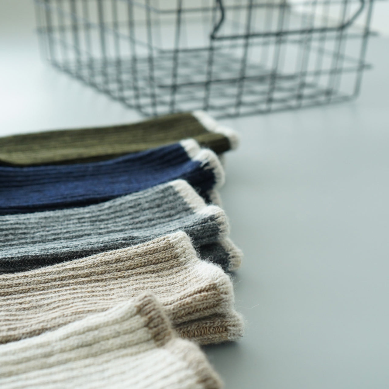 RoToTo RECYCLE W/PL RIBBED CREW SOCKS