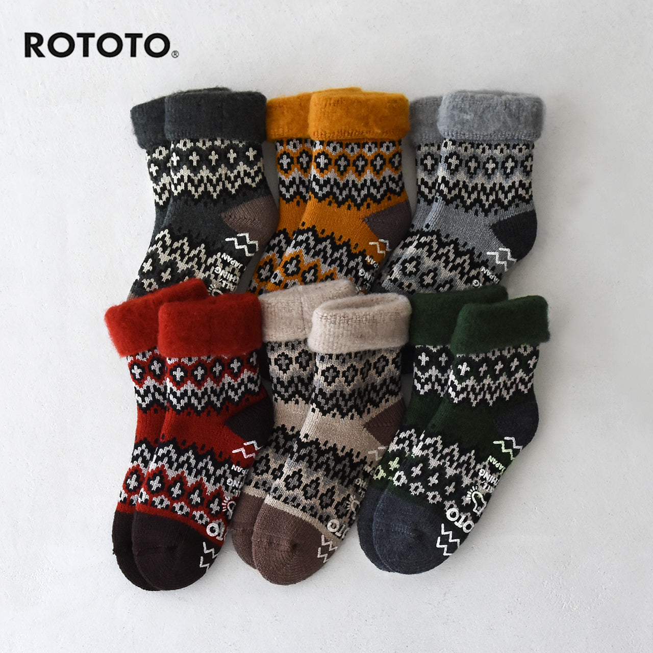 RoToTo COMFY ROOM SOCKS ”NORDIC”