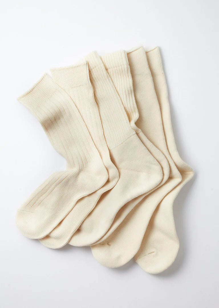 RoToTo ORGANIC DAILY 3 PACK CREW SOCKS