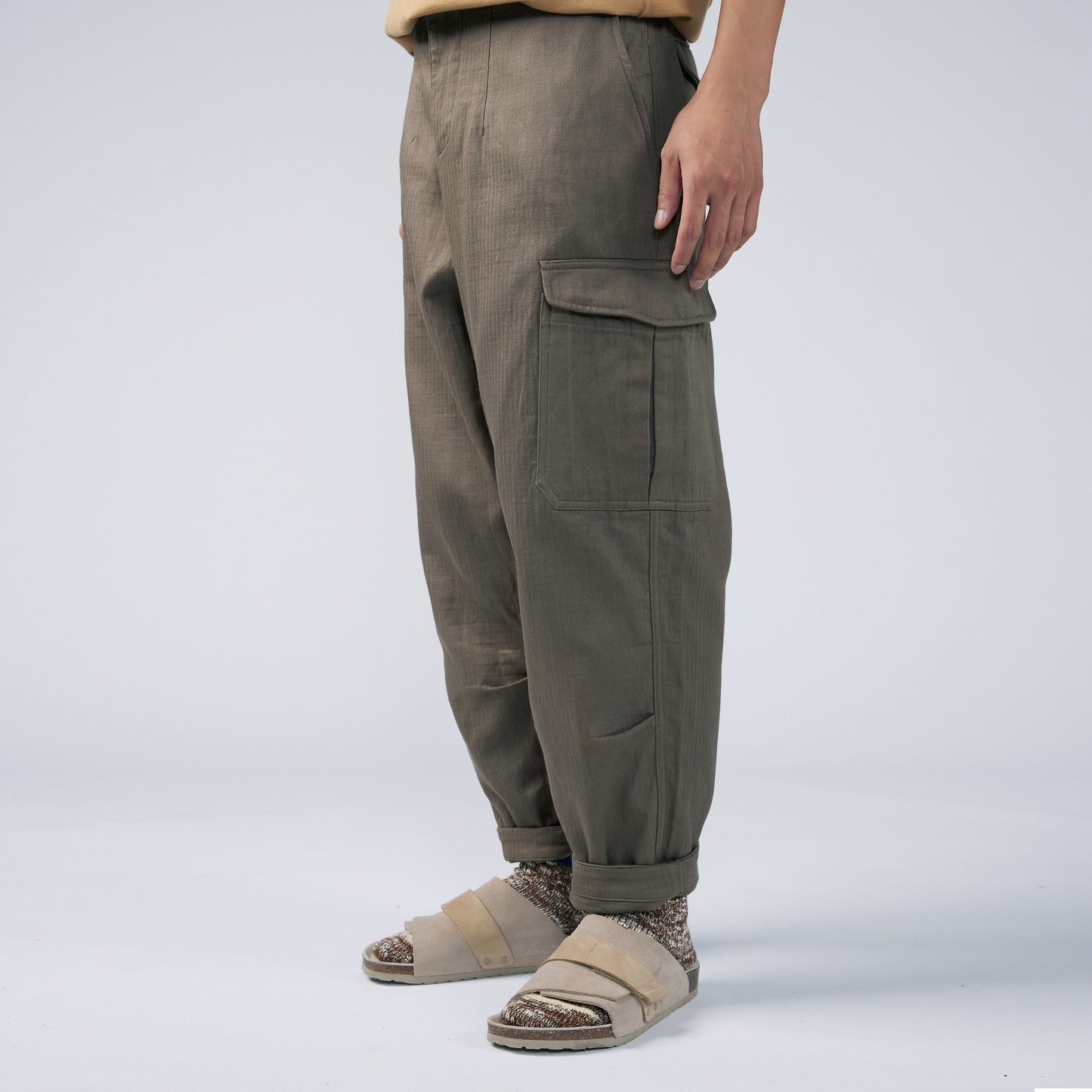 Burcs Wide Tuck Pants