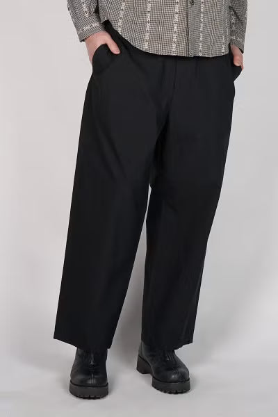 Porter Classic POPLIN EASY PANTS