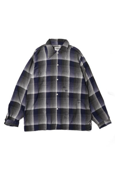 BOW WOW CHECK RAYON SHIRT