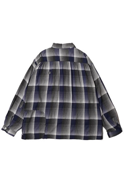 BOW WOW CHECK RAYON SHIRT