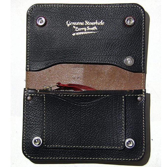 LARRY SMITH EMBOSSED TRUCKERS WALLET S TUQ SHELL