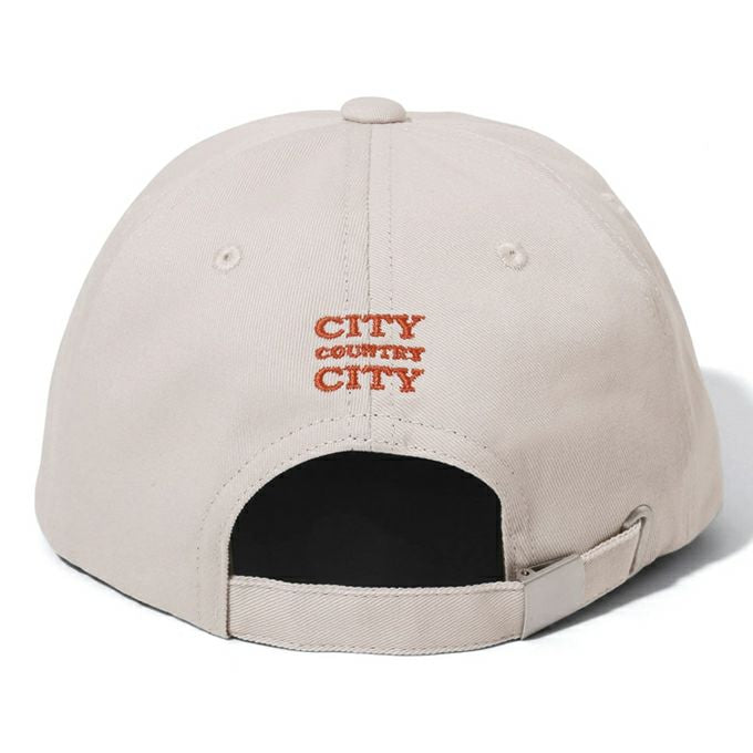 CITY COUNTRY CITY EMBROIDERED LOGO COTTON CAP C