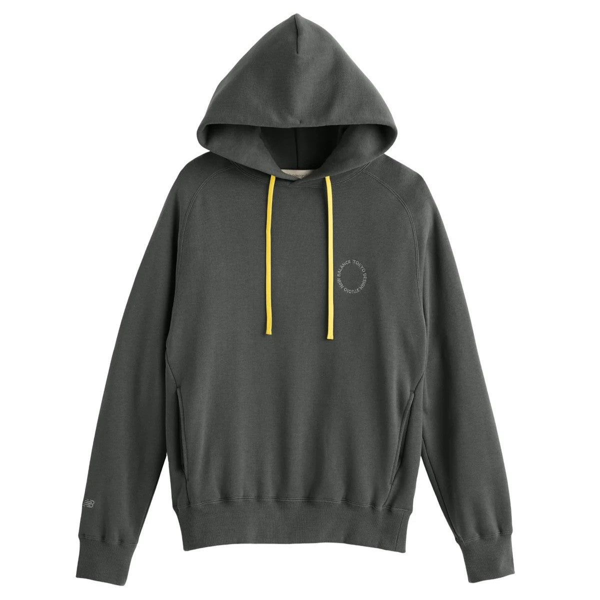 TOKYO DESIGN STUDIO New Balance Cotton Cordura French Terry Hoodie - CHARCOAL