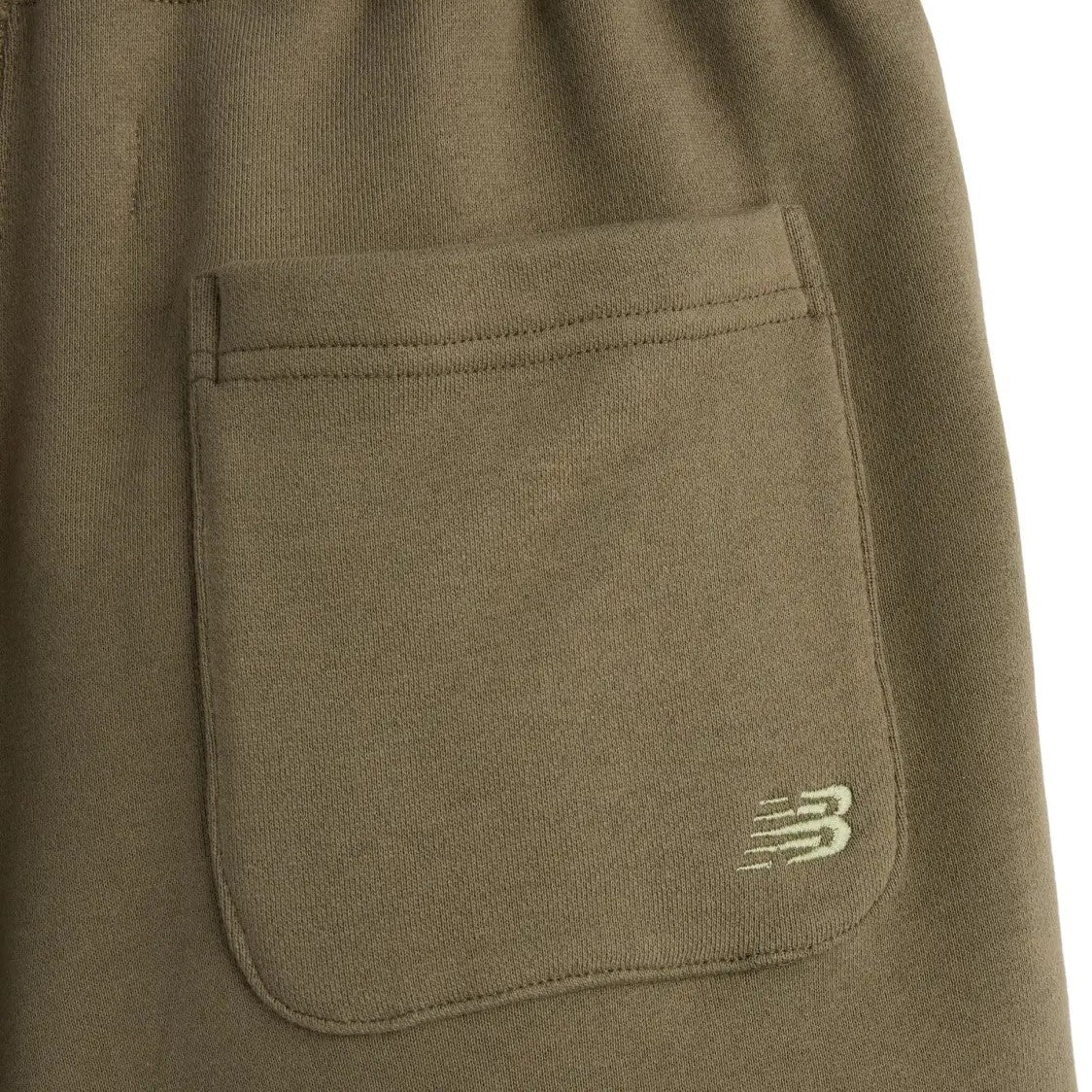 TOKYO DESIGN STUDIO New Balance Cotton Cordura French Terry Shorts - OLIVE