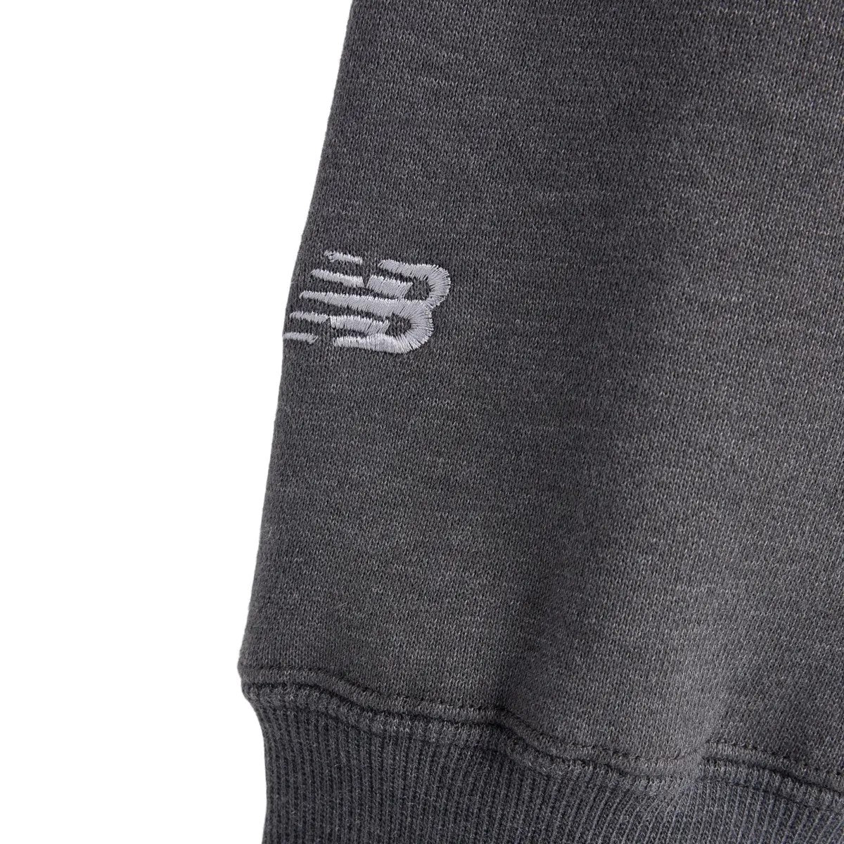 TOKYO DESIGN STUDIO New Balance Cotton Cordura French Terry Quarter Zip Pullover - CHARCOAL