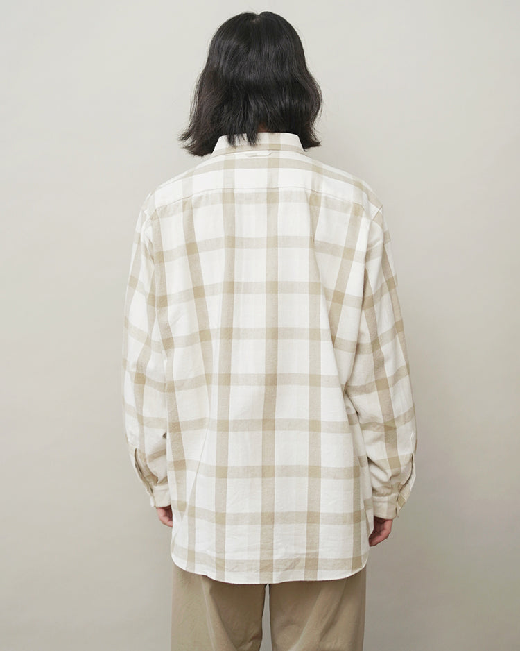 YAECA BUTTON SHIRT FLAP POCKET