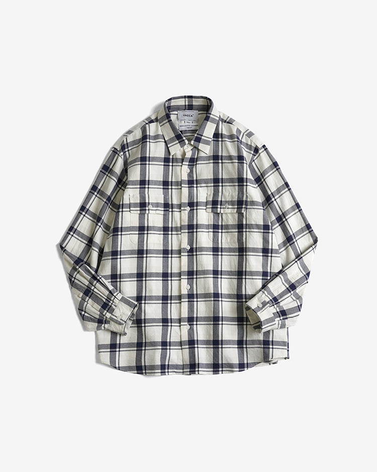 YAECA BUTTON SHIRT FLAP POCKET