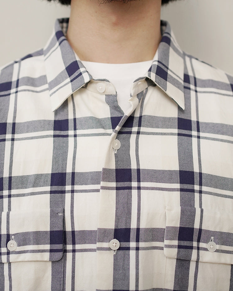 YAECA BUTTON SHIRT FLAP POCKET