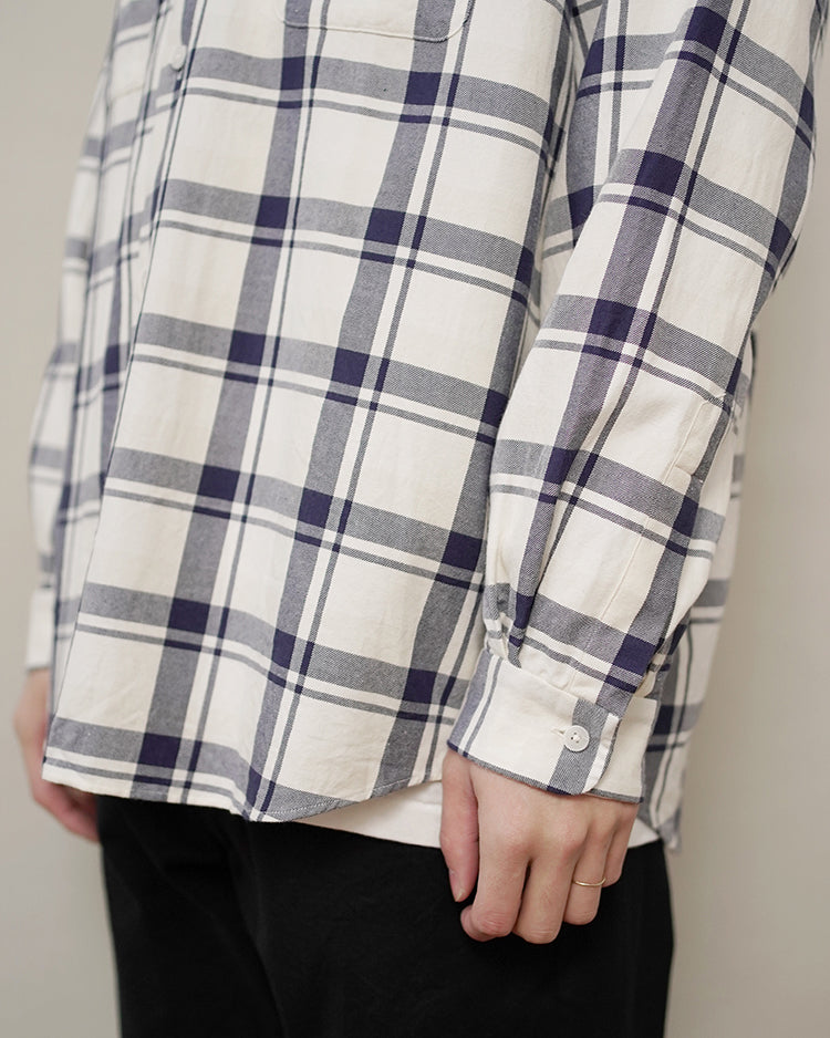 YAECA BUTTON SHIRT FLAP POCKET