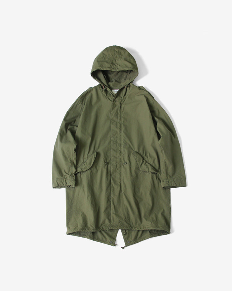 YAECA M-51 PARKA OLIVE (POPLIN)