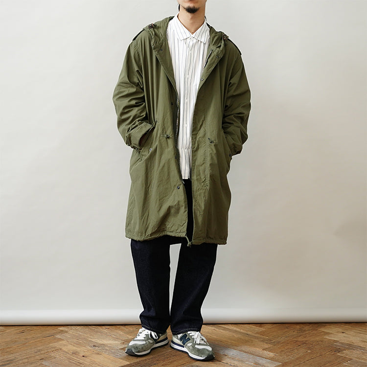 YAECA M-51 PARKA OLIVE (POPLIN)