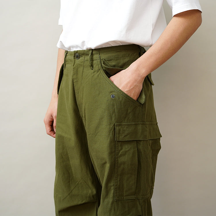 YAECA M-51 FIELD PANTS OLIVE SATIN – unexpected store