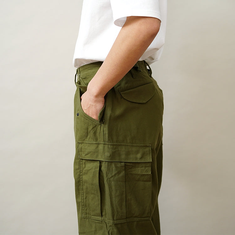 YAECA M-51 FIELD PANTS OLIVE SATIN