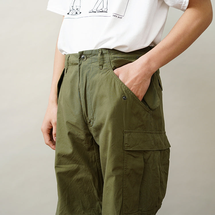 YAECA M-51 FIELD PANTS OLIVE POPLIN