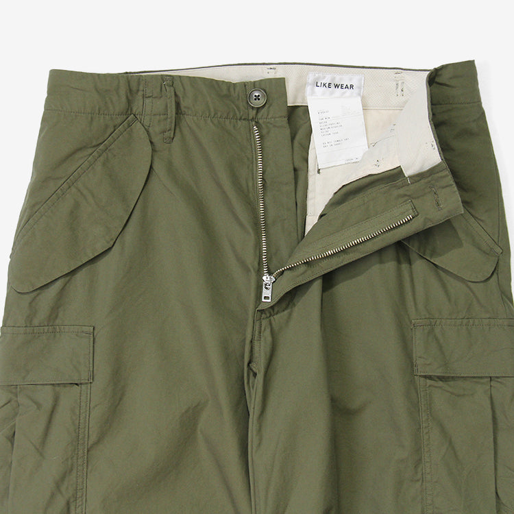 YAECA M-51 FIELD PANTS OLIVE POPLIN