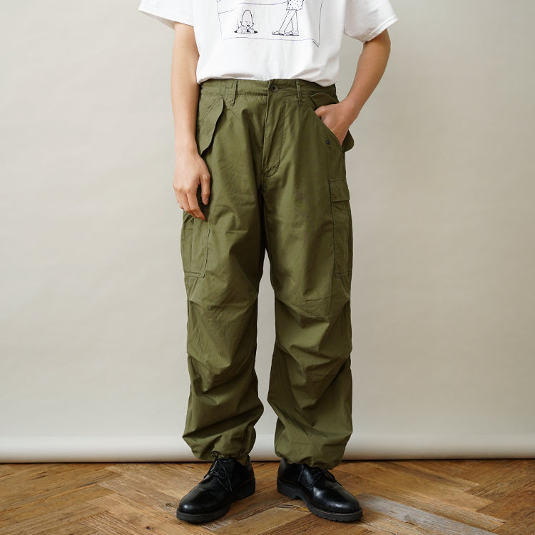 YAECA M-51 FIELD PANTS OLIVE POPLIN