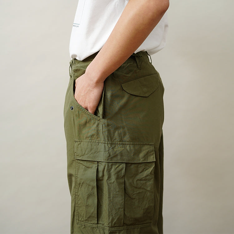 YAECA M-51 FIELD PANTS OLIVE POPLIN