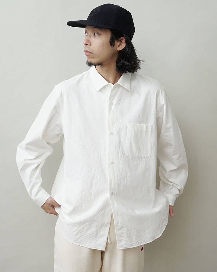 YAECA BUTTON SHIRT WIDE