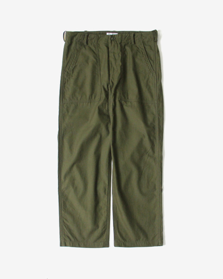 YAECA BAKER PANTS OLIVE SATIN