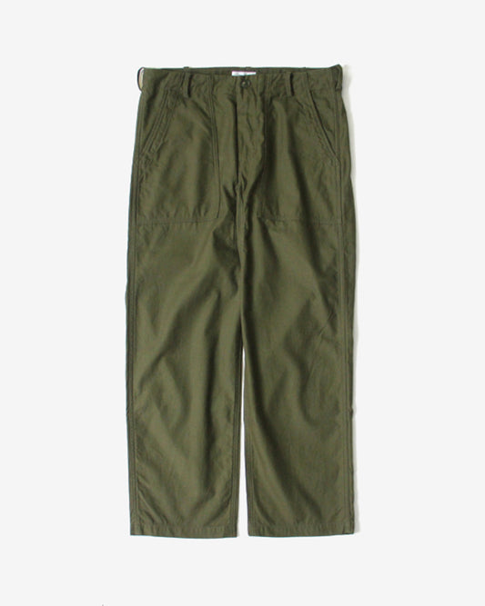 YAECA BAKER PANTS OLIVE SATIN