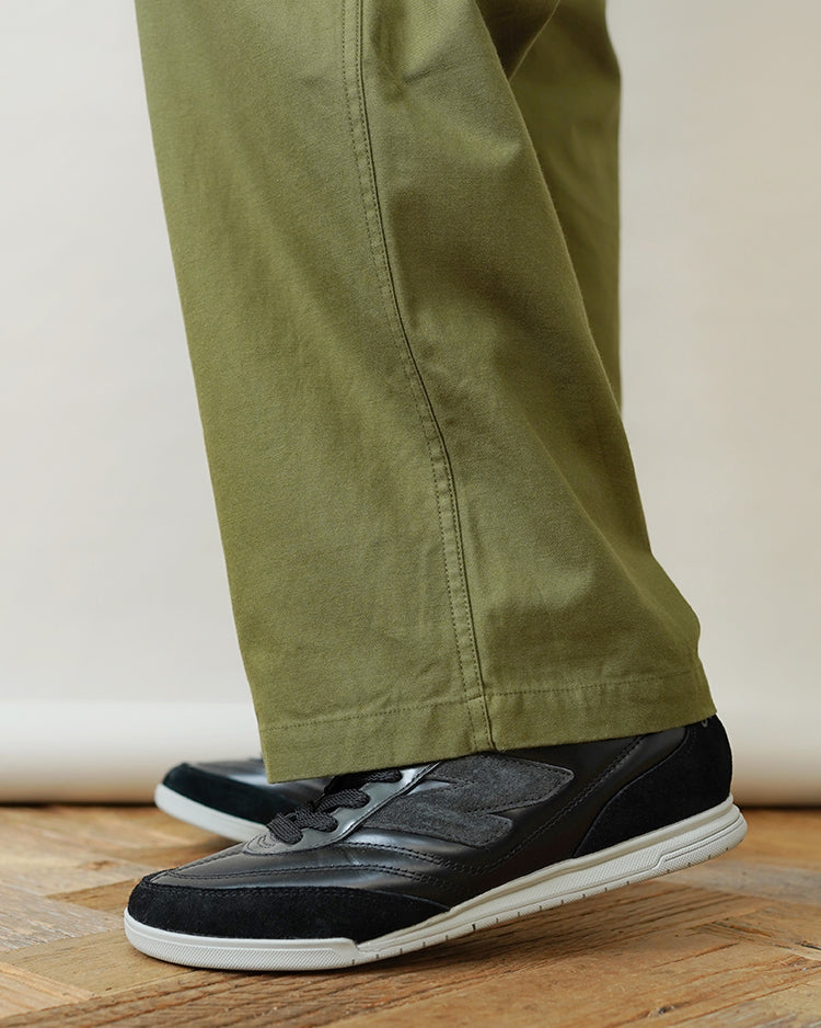 YAECA BAKER PANTS OLIVE SATIN