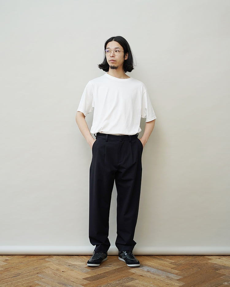 YAECA TUCK TAPERED 2WAY PANTS