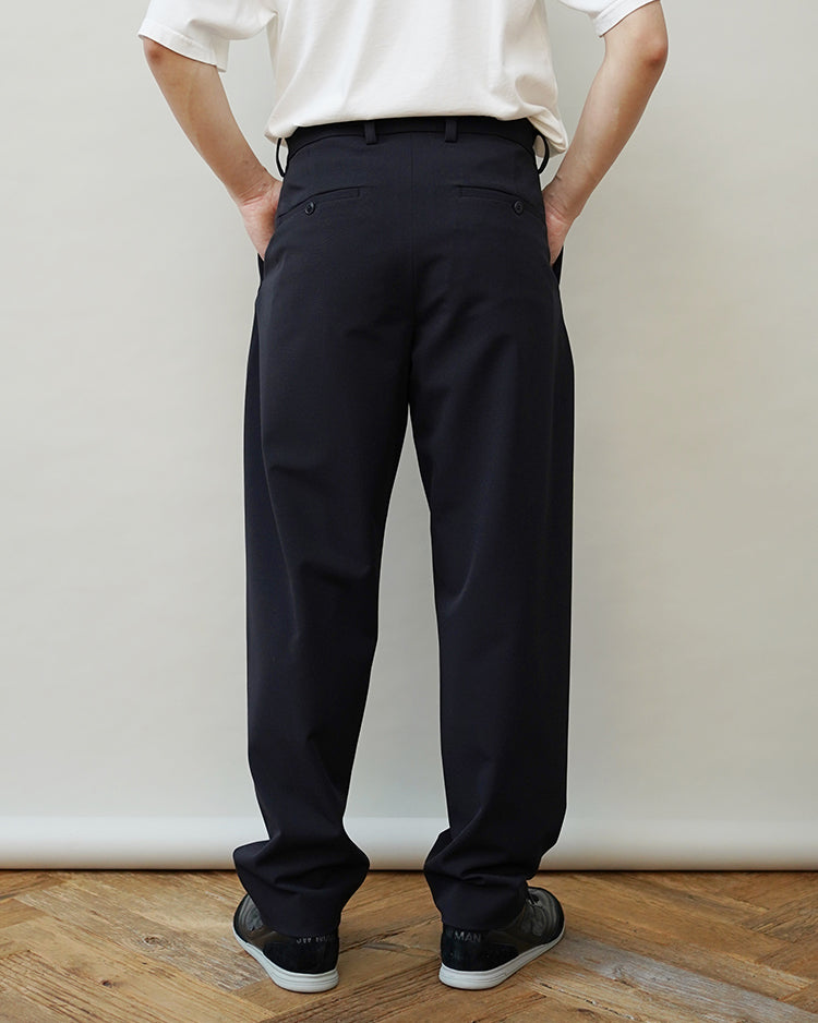 YAECA TUCK TAPERED 2WAY PANTS