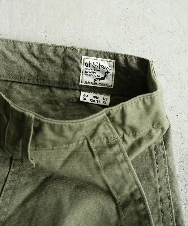 orSlow US ARMY FATIGUE PANTS RIP STOP Army Green