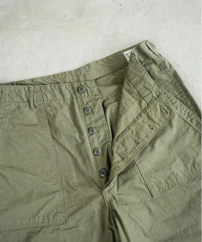 orSlow US ARMY FATIGUE PANTS RIP STOP Army Green