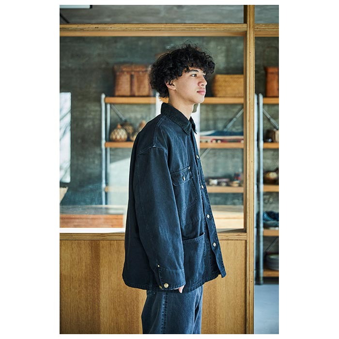 orSlow Relax Fit Oxford Coverall Black – unexpected store orSlow Relax Fit Oxford Coverall Black – unexpected store