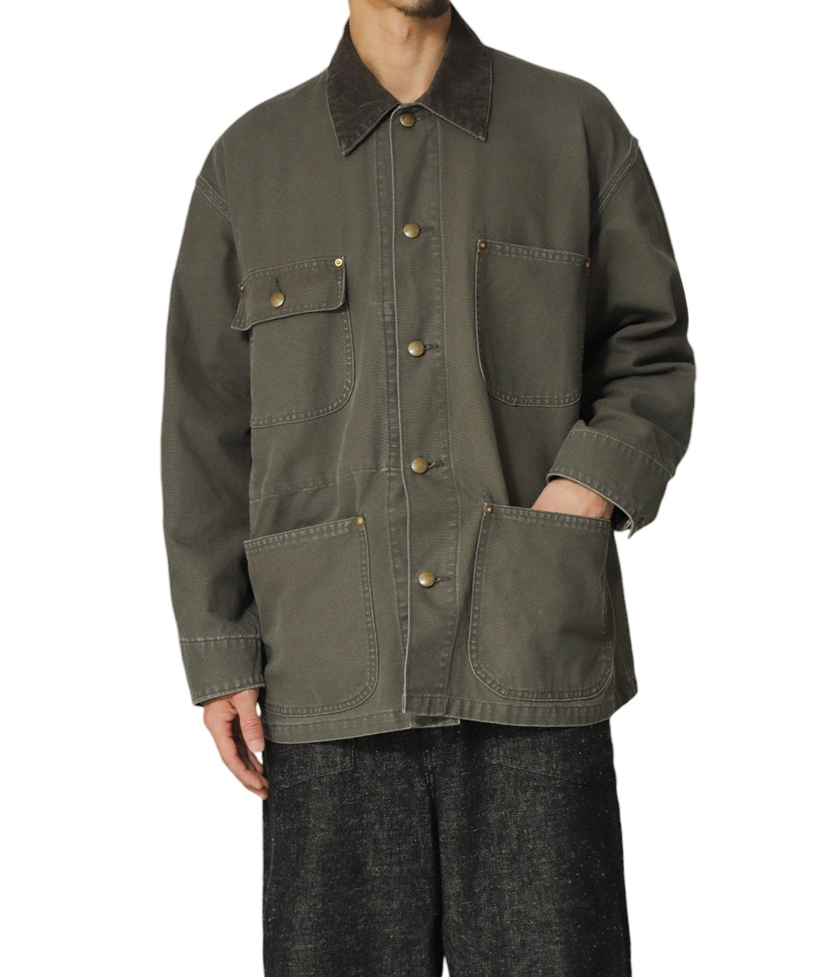 orSlow RELAX FIT COVERALL Army Green