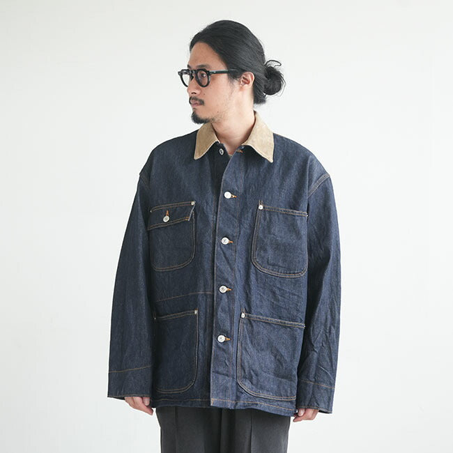 orSlow LOOSE FIT OXFORD COVERALL (Denim)