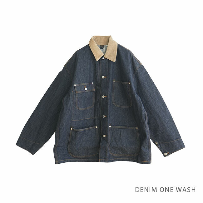 orSlow LOOSE FIT OXFORD COVERALL (Denim)