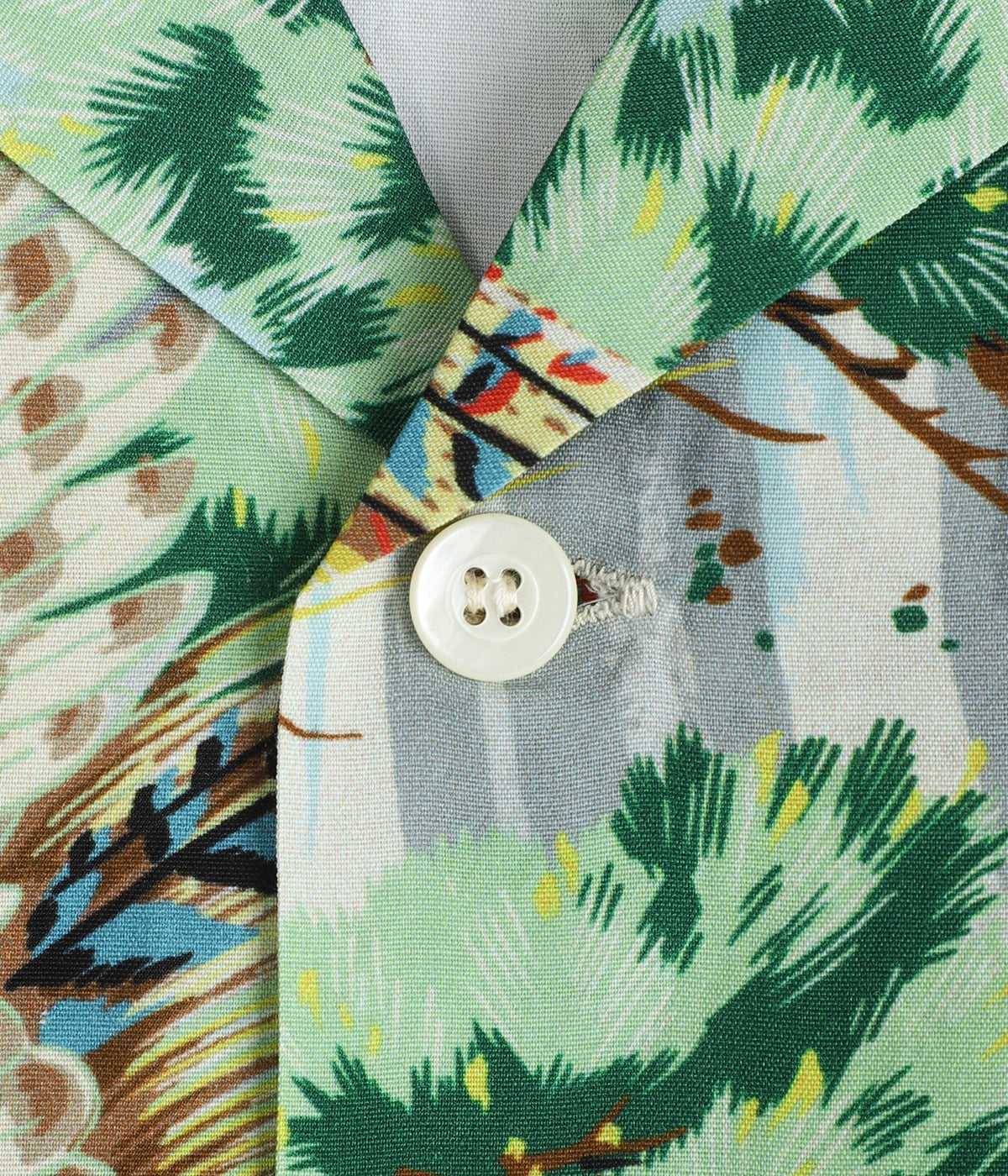 orSlow PEACOCK GARDEN HAWAIIAN SHIRT
