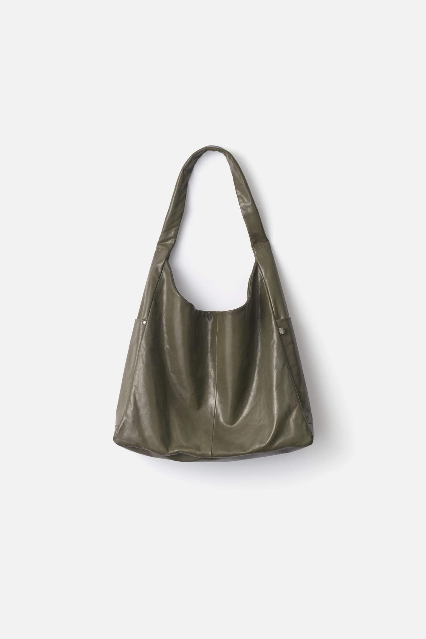 ssstein Goat Leather Shoulder Bag