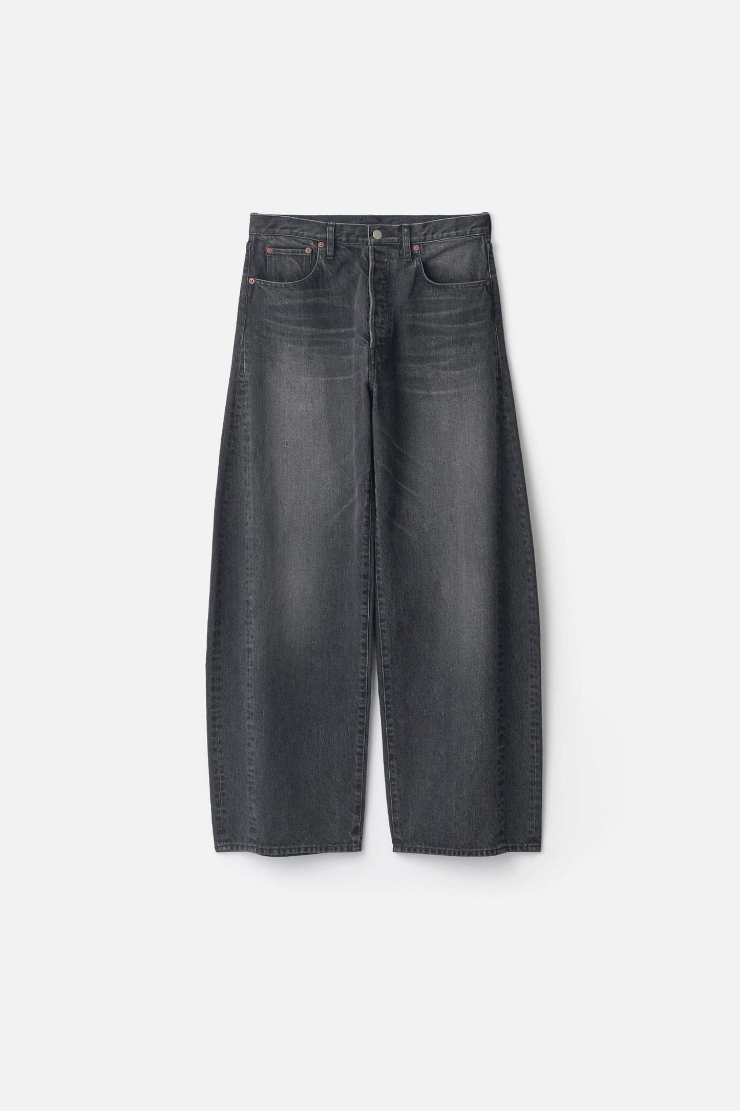 ssstein DEFORMATION WIDE DENIM PANTS