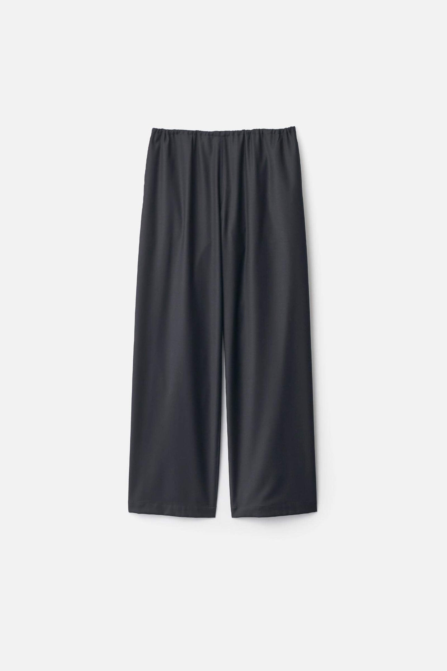 ssstein WOOL SILK DRAWSTRING EASY PANTS