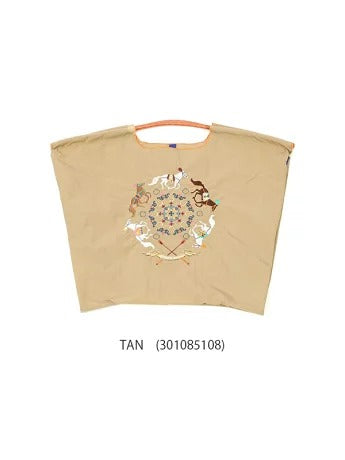 Ball & Chain Tote Bag HORSE RUN BLUE
