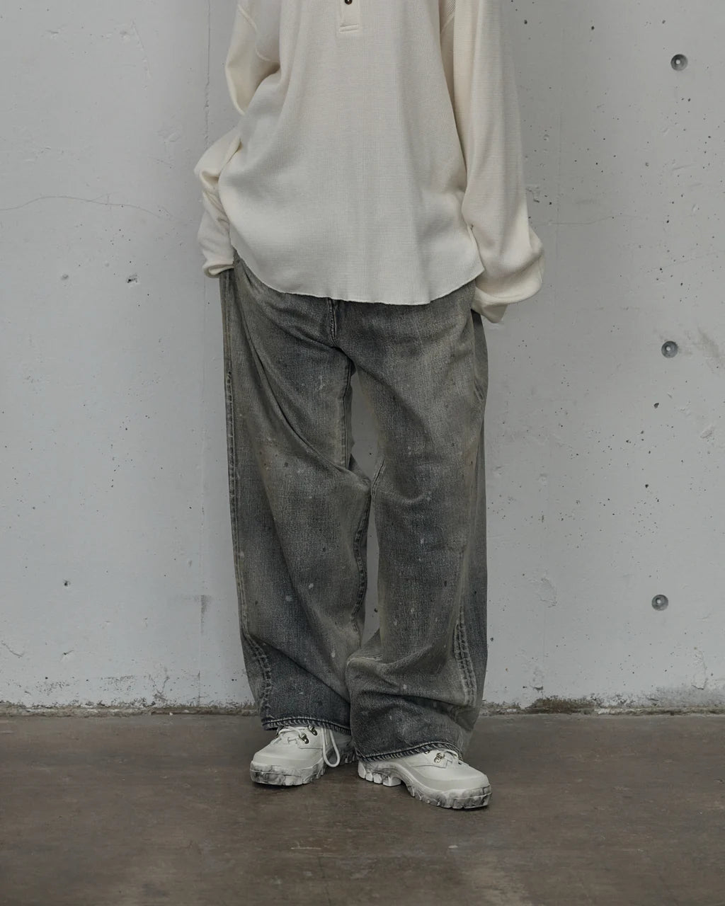 ANCELLM #01 MIDTAPERED 5P DENIM PANTS