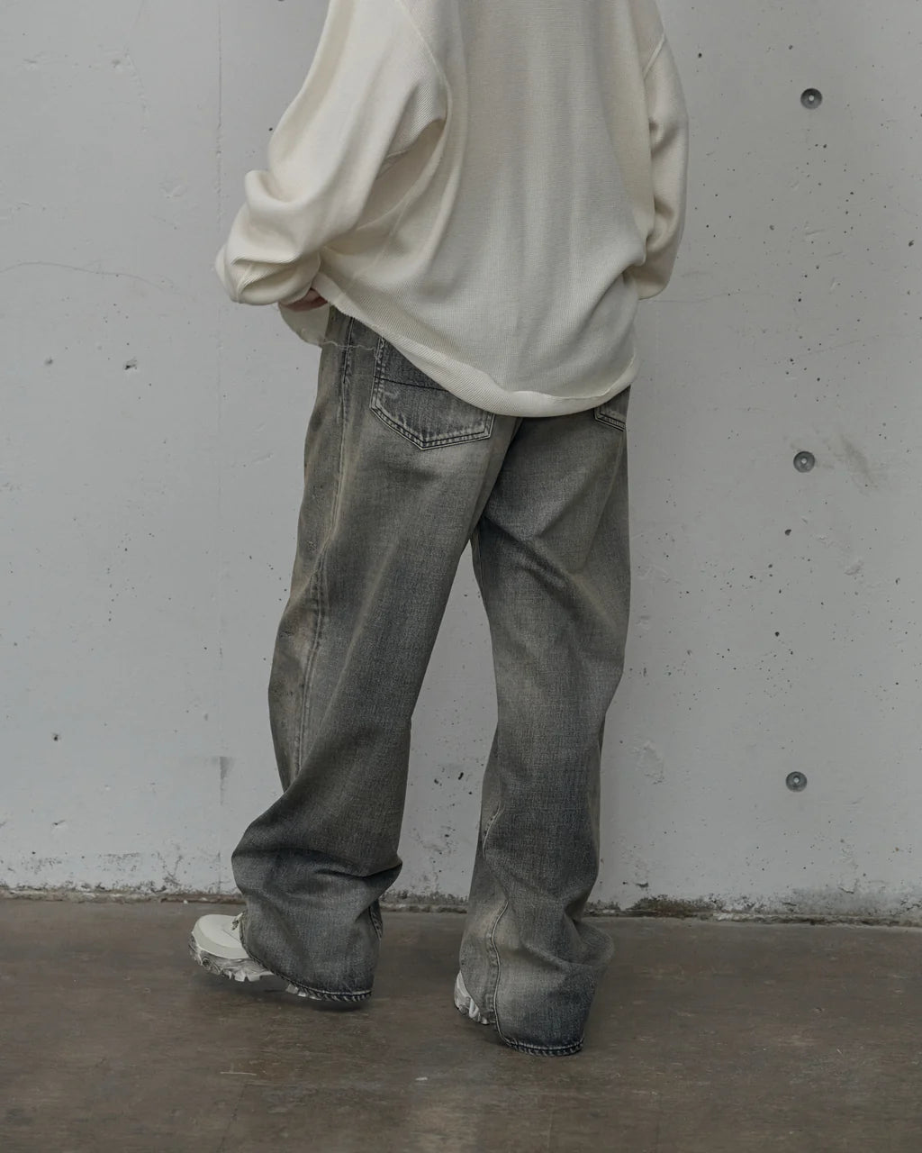ANCELLM #01 MIDTAPERED 5P DENIM PANTS
