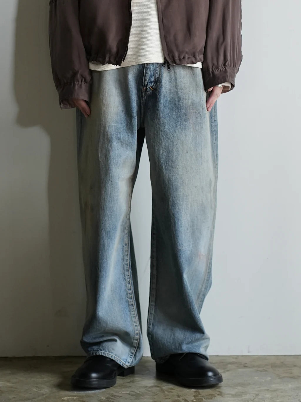 ANCELLM #01 MIDTAPERED 5P DENIM PANTS