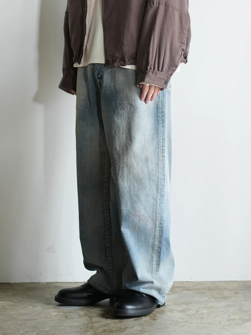 ANCELLM #01 MIDTAPERED 5P DENIM PANTS