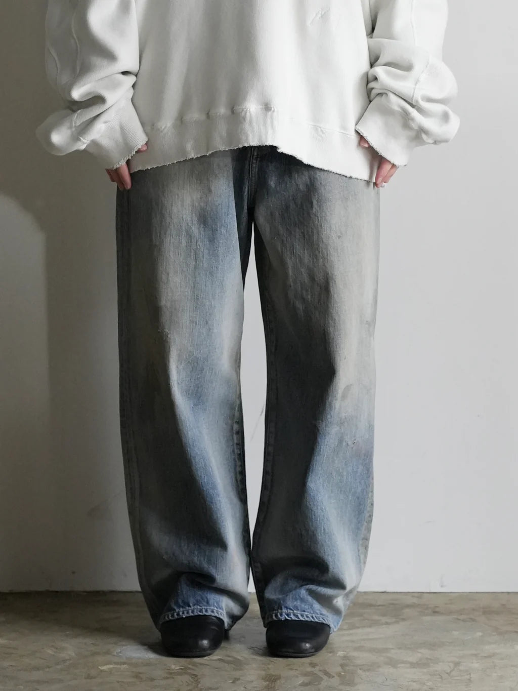 ANCELLM #01 MIDTAPERED 5P DENIM PANTS