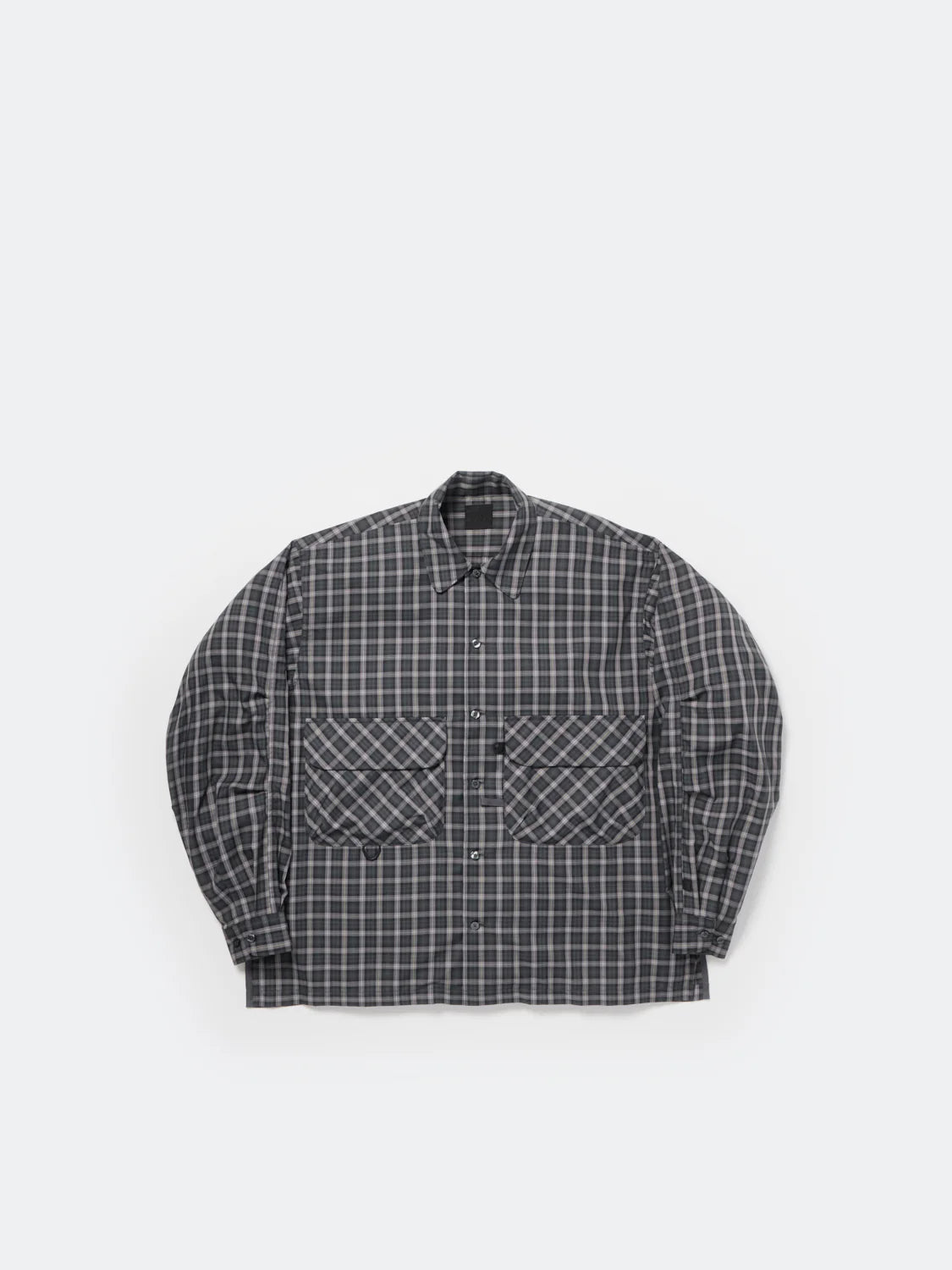 DAIWA PIER39 TECH SPORTS OPEN COLLAR SHIRT L/S GREN PLAID