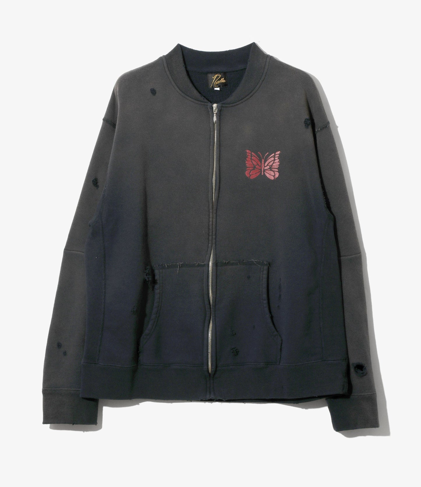Needles Deconstructed Zipped Sweat