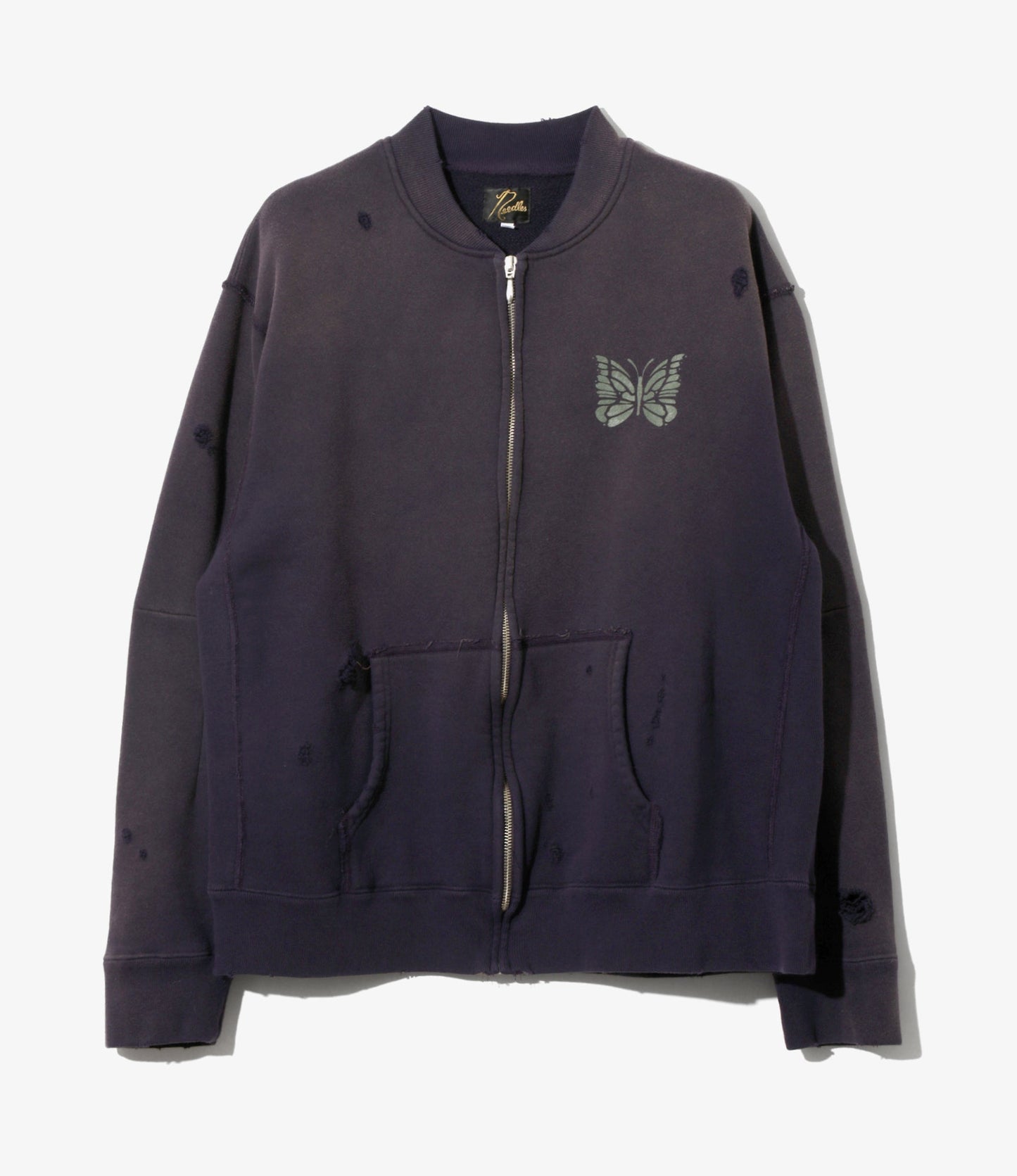 Needles Deconstructed Zipped Sweat